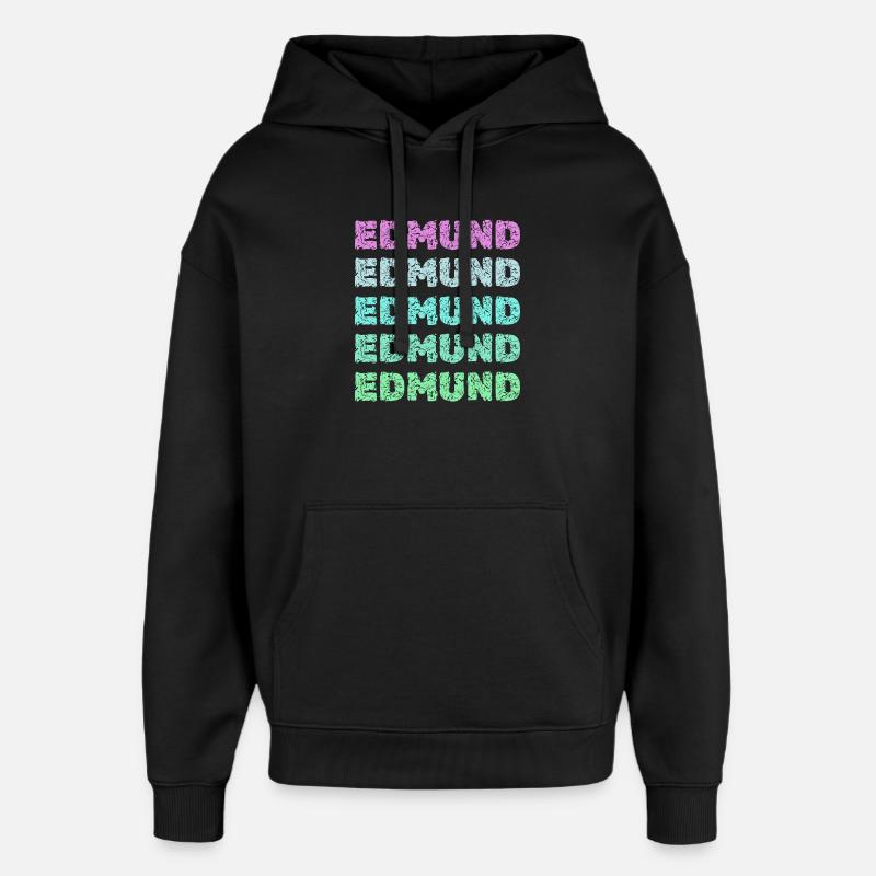 Edmund Edmund - Sweat à capuche unisexe Stanley/Stella Oversized - noir