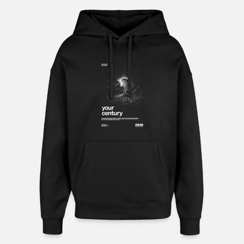 Votre explosion du siècle - Sweat à capuche unisexe Stanley/Stella Oversized - noir