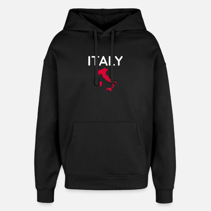 Souvenir italien le plus traditionnel - Sweat à capuche unisexe Stanley/Stella Oversized - noir