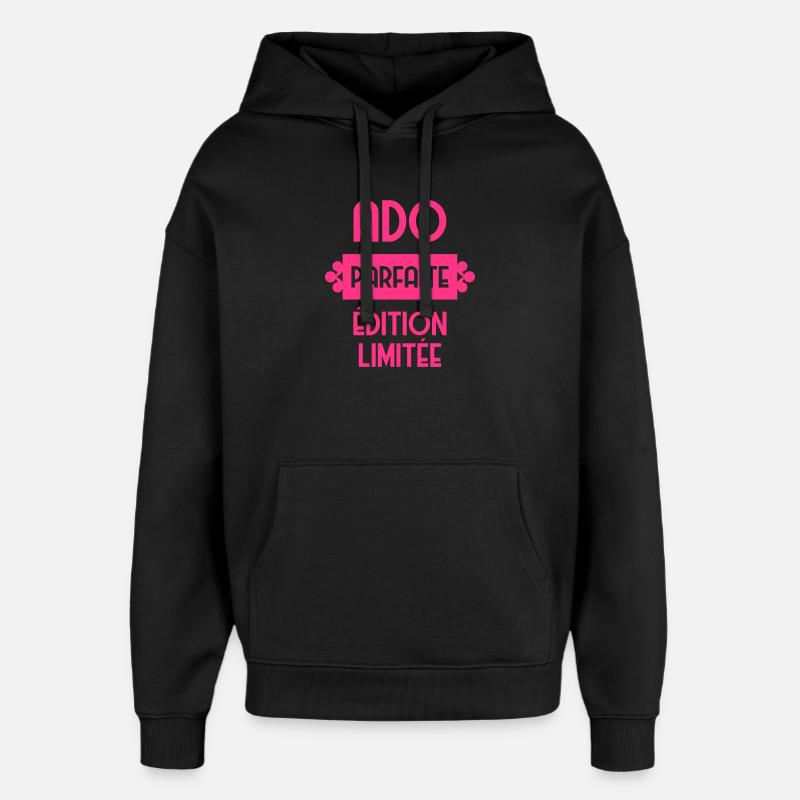 adolescent / enfant / ado / adolescente - Sweat à capuche unisexe Stanley/Stella Oversized - noir