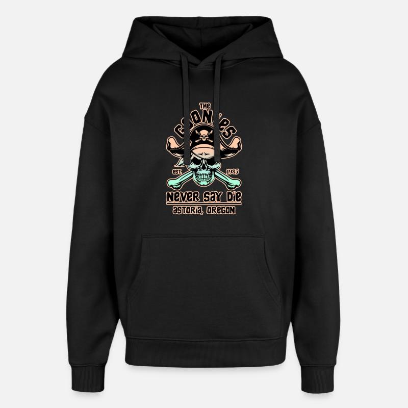 THE GOONIES 8 - Sweat à capuche unisexe Stanley/Stella Oversized - noir