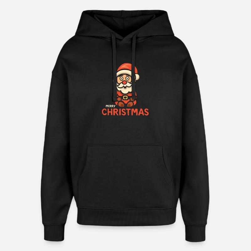 Père Noël Joyeux Noël - Sweat à capuche unisexe Stanley/Stella Oversized - noir