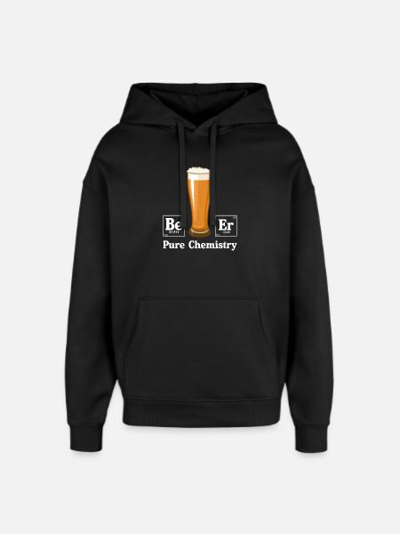 Pure Chemistry - Oversized Unisex Hoodie by Stanley/Stella - black