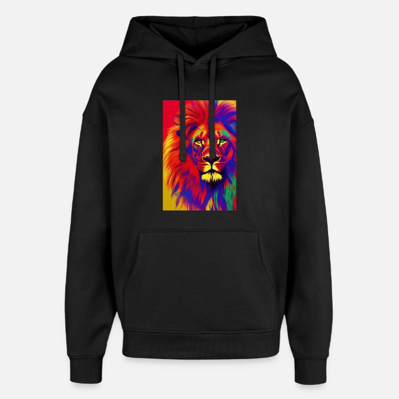 Le Roi Lion - Sweat à capuche unisexe Stanley/Stella Oversized - noir