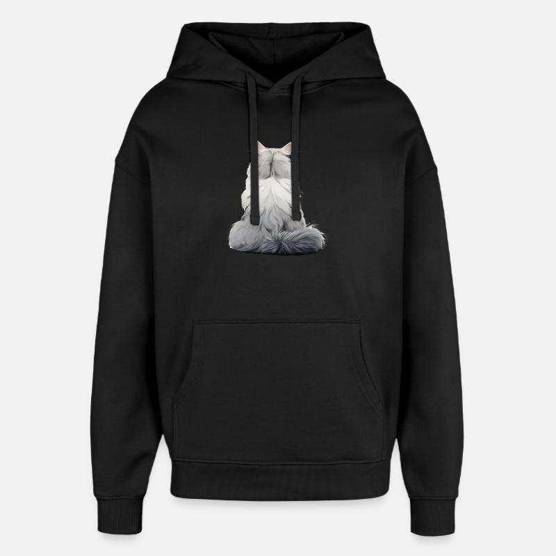 Perse - Sweat à capuche unisexe Stanley/Stella Oversized - noir