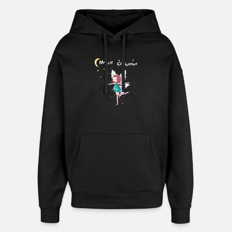 Joyeux Noël - Sweat à capuche unisexe Stanley/Stella Oversized - noir