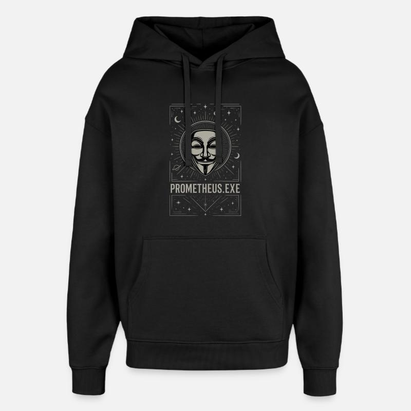 Prometheus.exe Masque - Sweat à capuche unisexe Stanley/Stella Oversized - noir