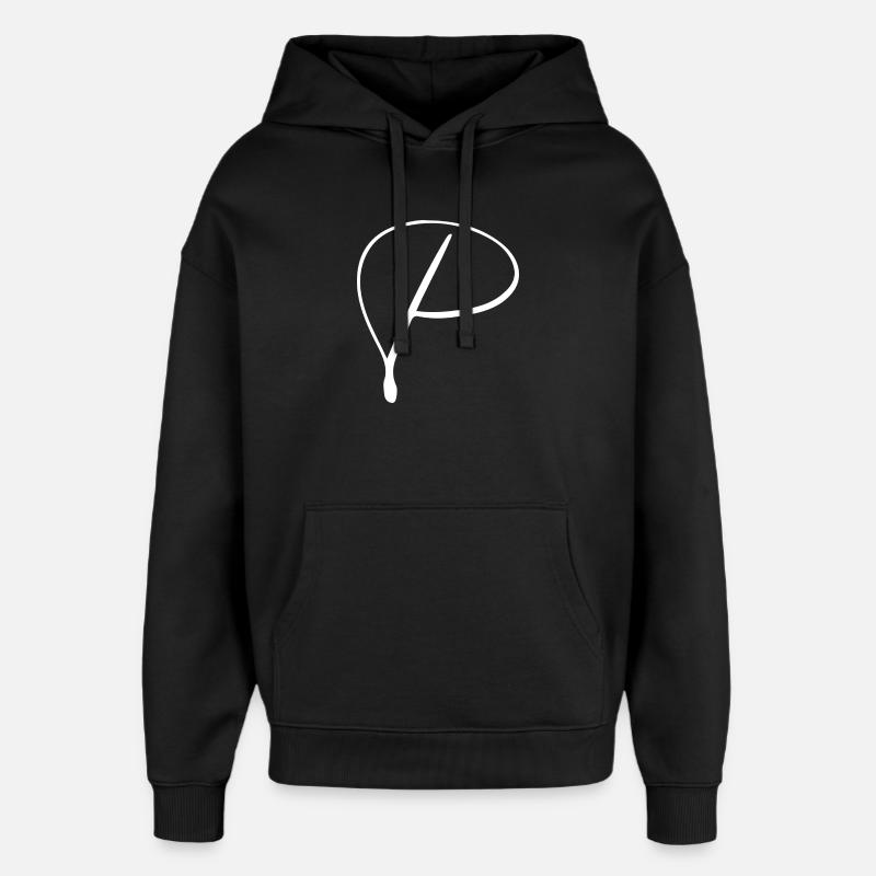 P - Oversized Unisex Hoodie von Stanley/Stella - Schwarz