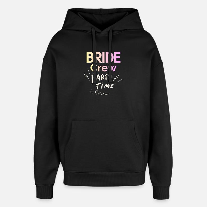 Bride Crew - Oversized Unisex Hoodie von Stanley/Stella - Schwarz