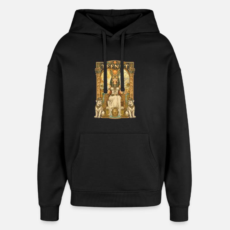 TEFNUT Throne - Oversized Unisex Hoodie by Stanley/Stella - black