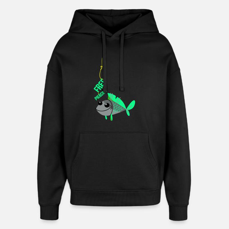 Free Piercing - Oversized Unisex Hoodie von Stanley/Stella - Schwarz