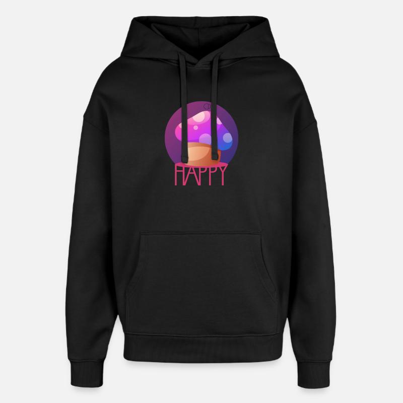 MAGIC MUSHROOM by CD - Oversized Unisex Hoodie von Stanley/Stella - Schwarz