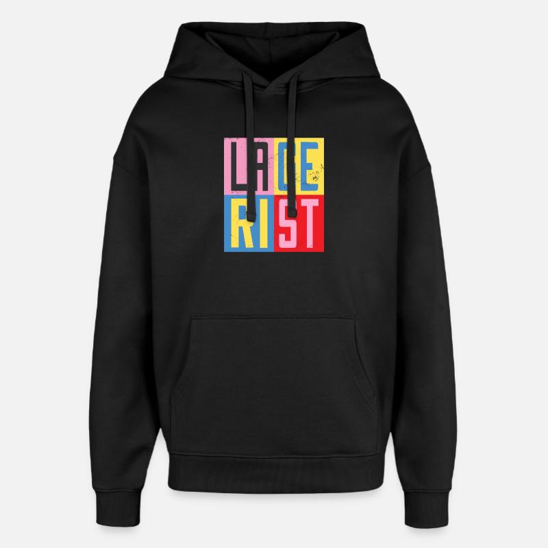 Warehouse Design - Oversized Unisex Hoodie by Stanley/Stella - black