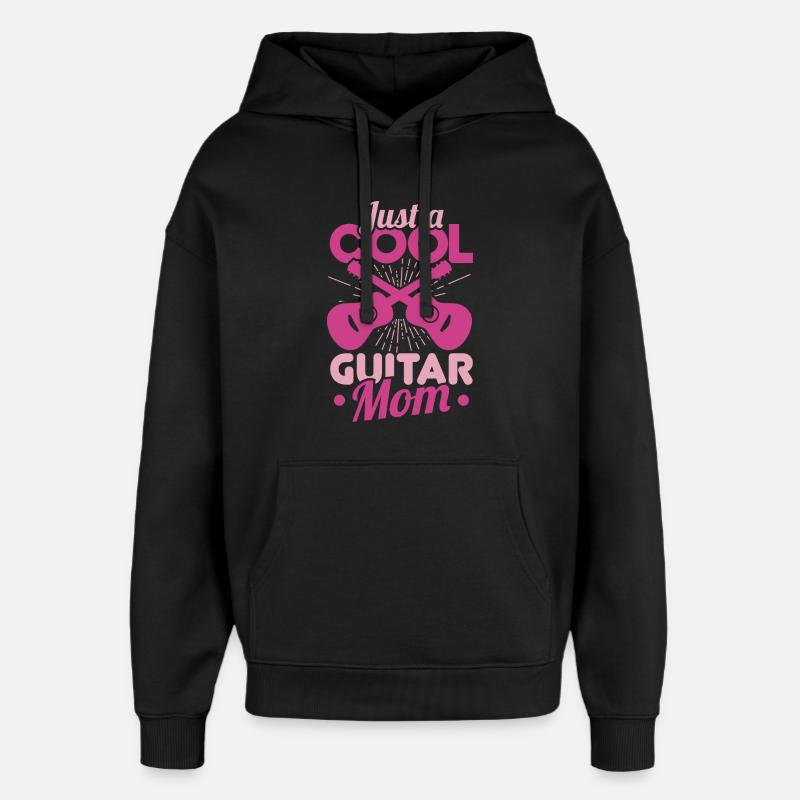 Sillet de guitare - Sweat à capuche unisexe Stanley/Stella Oversized - noir