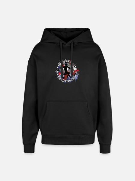 Footballers from Munich – pure passion - Oversized Unisex Hoodie by Stanley/Stella - black