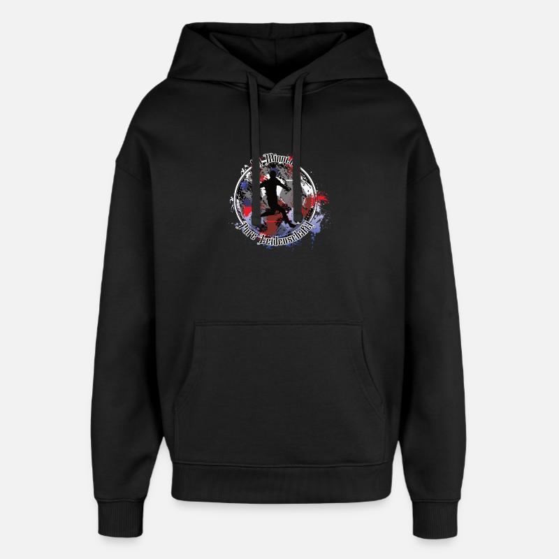 Footballeurs de Munich – pure passion - Sweat à capuche unisexe Stanley/Stella Oversized - noir