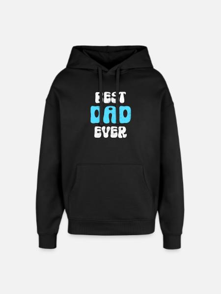 Father Dad - Oversized Unisex Hoodie by Stanley/Stella - black