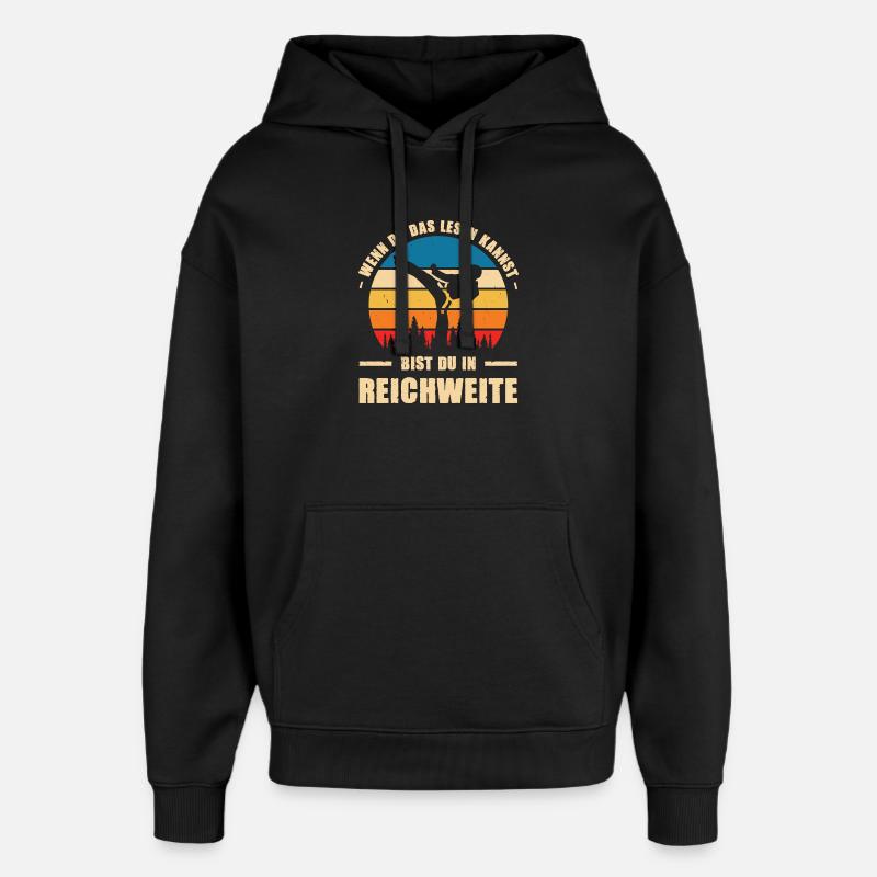 Karate Training Gifts Karate Training - Oversized Unisex Hoodie by Stanley/Stella - black