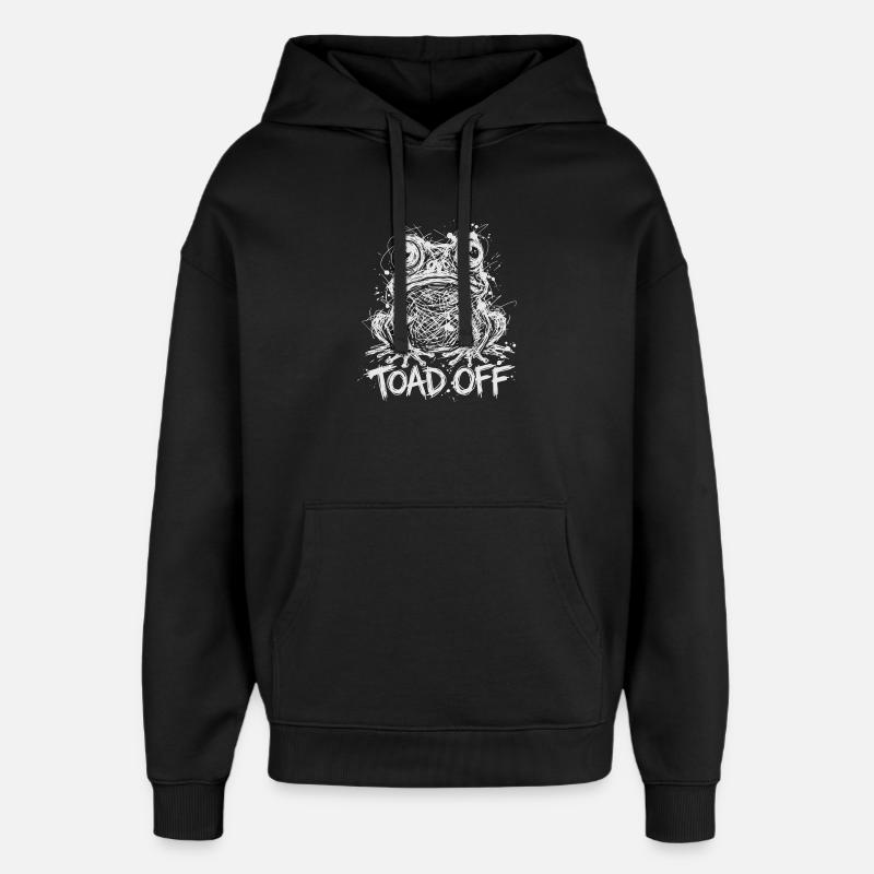 Toad Off Internet Meme Frog - Oversized Unisex Hoodie von Stanley/Stella - Schwarz