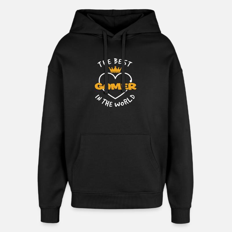 Gamers - Oversized Unisex Hoodie by Stanley/Stella - black