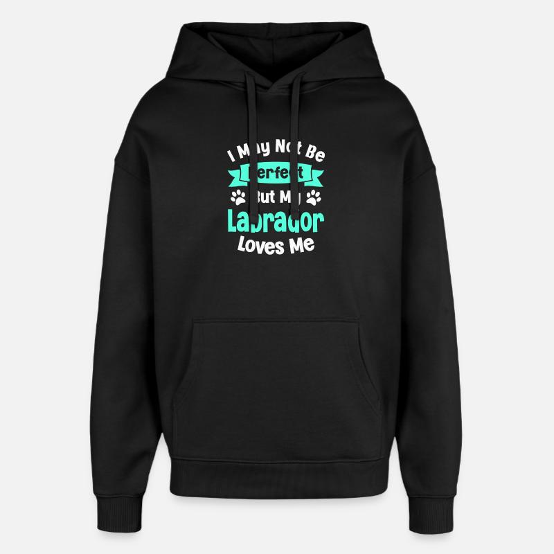 Hund Labrador Retriever - Oversized Unisex Hoodie von Stanley/Stella - Schwarz