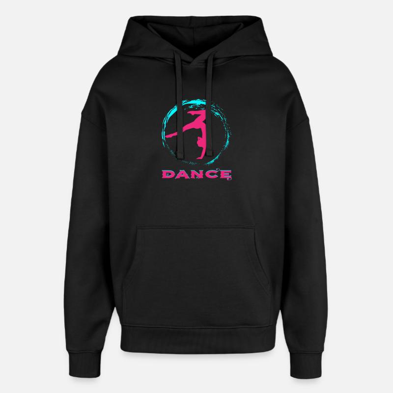 Danser - Sweat à capuche unisexe Stanley/Stella Oversized - noir