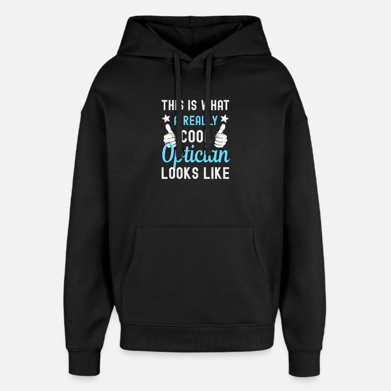 Optiker Optikerin - Oversized Unisex Hoodie von Stanley/Stella - Schwarz