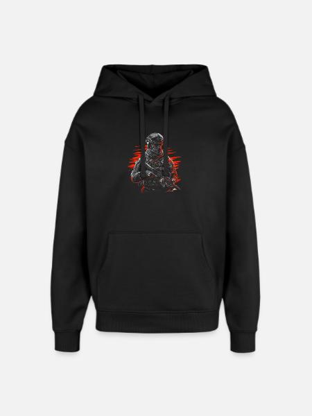 Forces spéciales - Sweat à capuche unisexe Stanley/Stella Oversized - noir