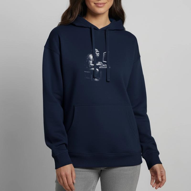 Digital Coder Homo Erectus Geschenk Oversized Unisex Hoodie von Stanley/Stella