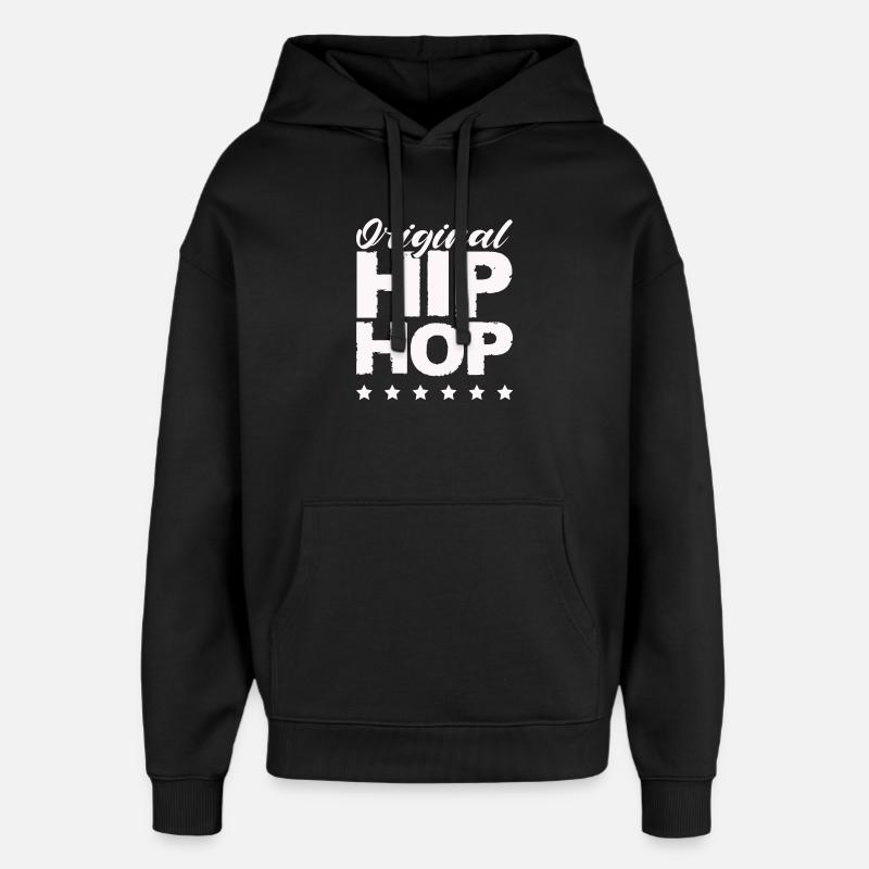 Style hip-hop original - Sweat à capuche unisexe Stanley/Stella Oversized - noir