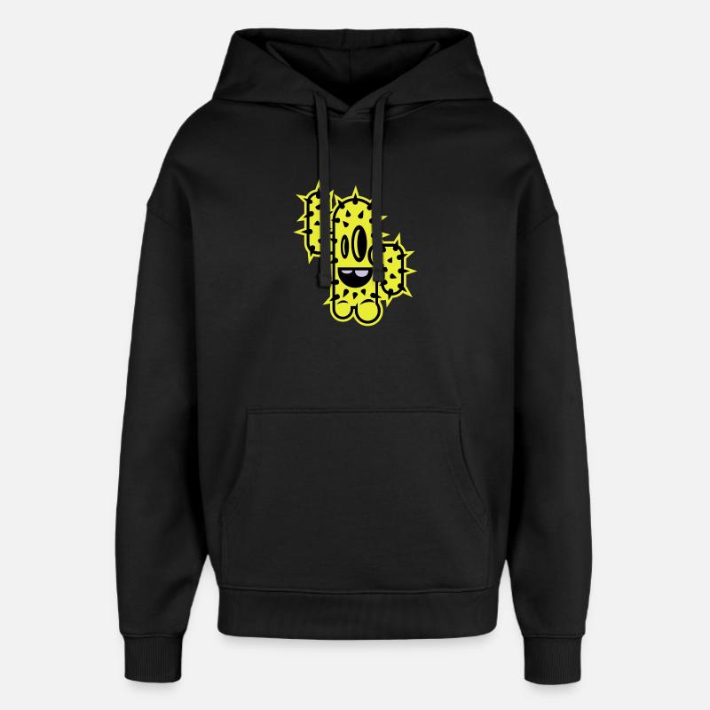 cactus hauts cinq comique - Sweat à capuche unisexe Stanley/Stella Oversized - noir