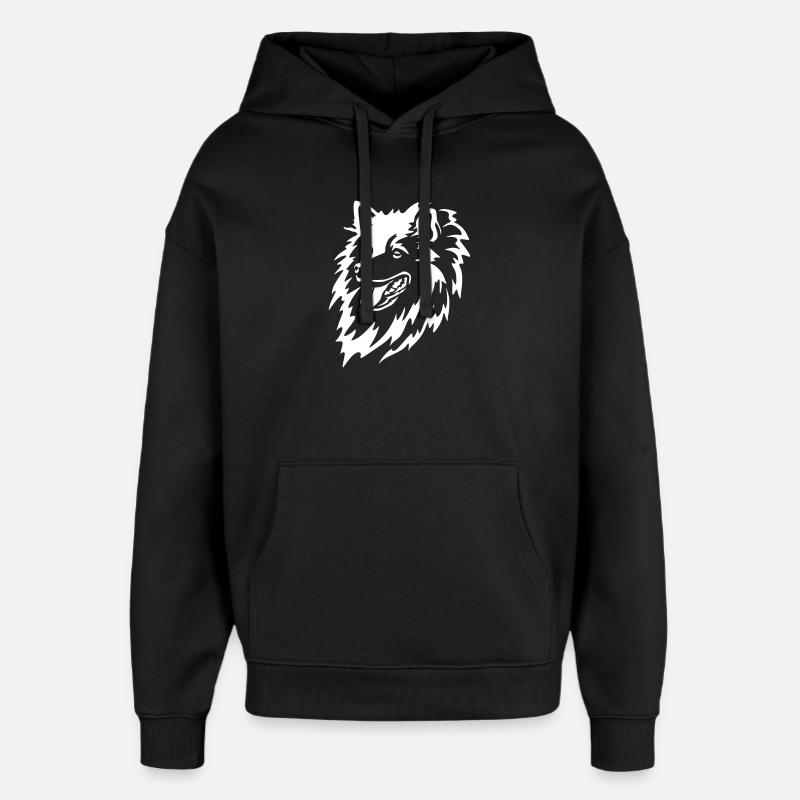 Tête pointue « Black Edition » - Sweat à capuche unisexe Stanley/Stella Oversized - noir
