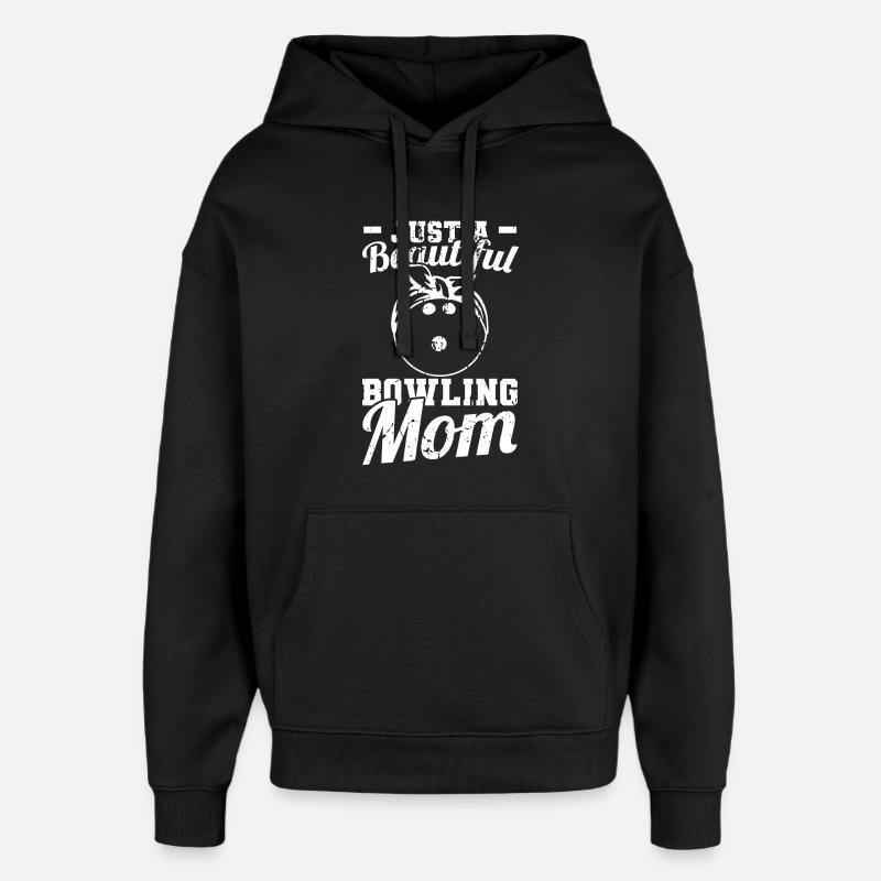 Maman quilleur - Sweat à capuche unisexe Stanley/Stella Oversized - noir