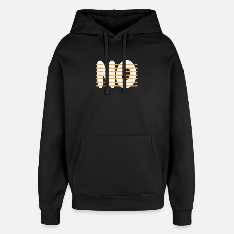 Lire entre les lignes - Sweat à capuche unisexe Stanley/Stella Oversized - noir