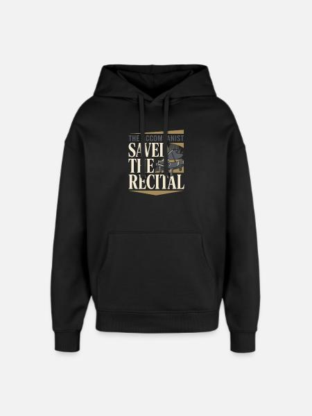 Klavierbegleiter Chorpianist Musikbegleiter - Oversized Unisex Hoodie von Stanley/Stella - Schwarz