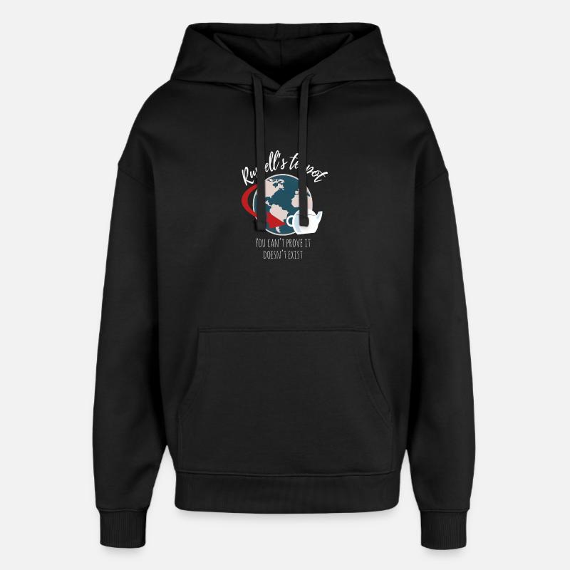 Russell's teapot - Sweat à capuche unisexe Stanley/Stella Oversized - noir