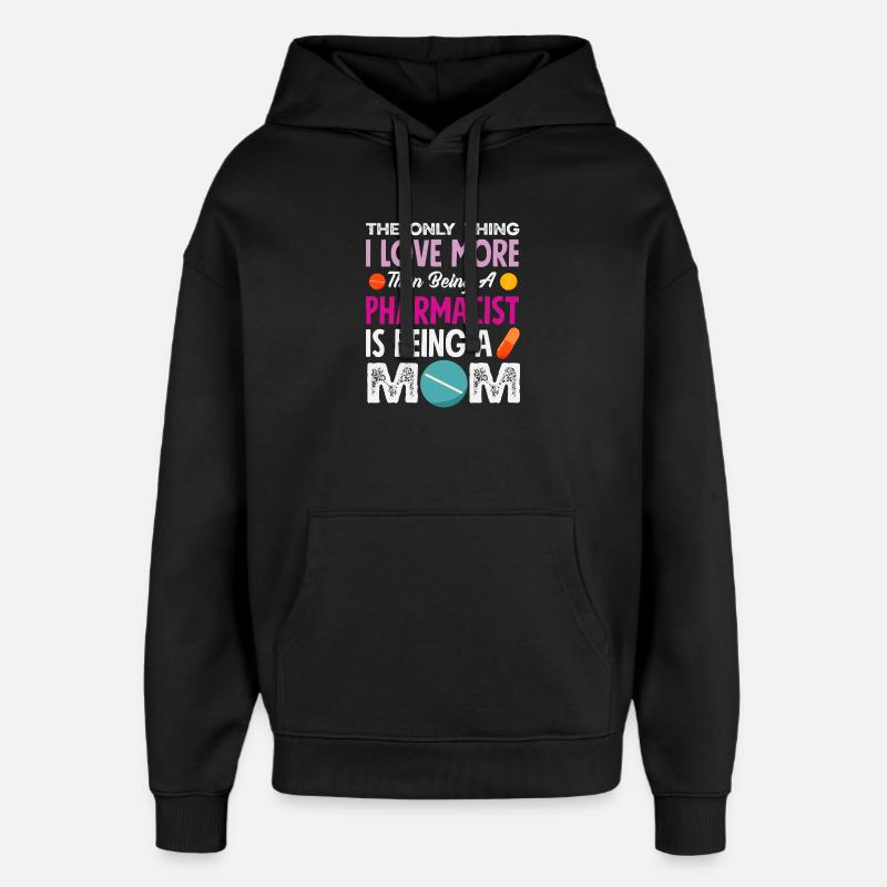 Apotheker Pharmazeutisch-technischer - Oversized Unisex Hoodie von Stanley/Stella - Schwarz