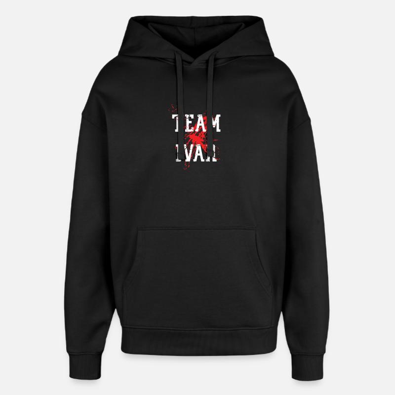 équipe i.sub.var inversée - Sweat à capuche unisexe Stanley/Stella Oversized - noir