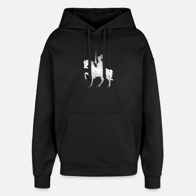 Chevaliers - Sweat à capuche unisexe Stanley/Stella Oversized - noir