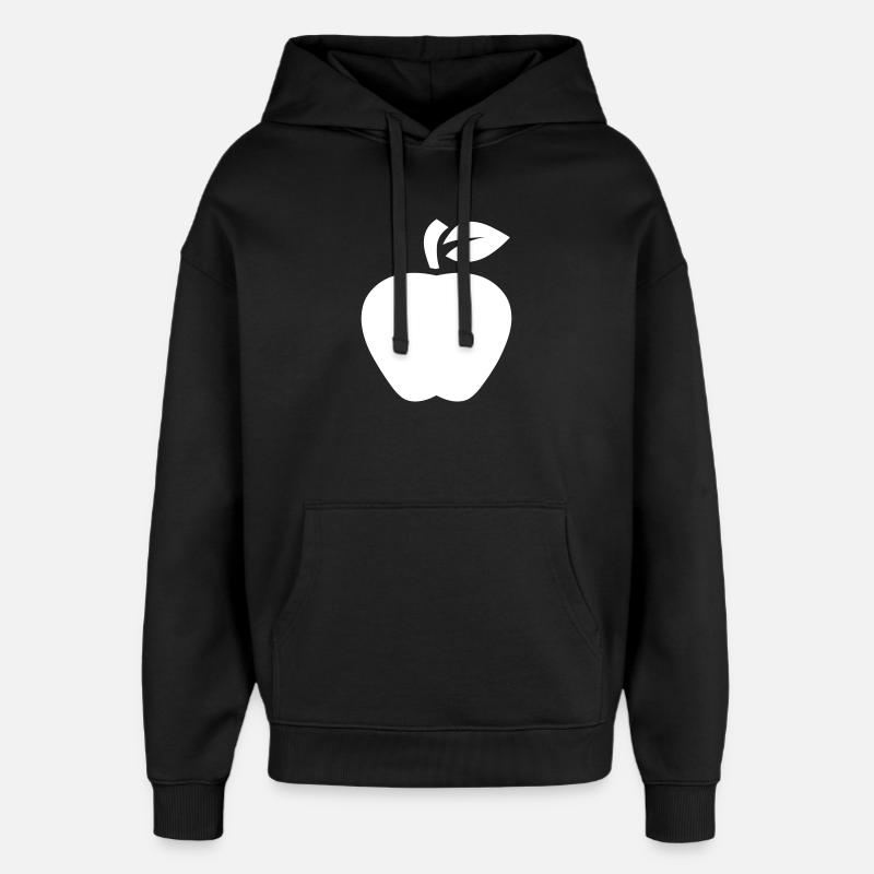 Une délicieuse pomme - Sweat à capuche unisexe Stanley/Stella Oversized - noir