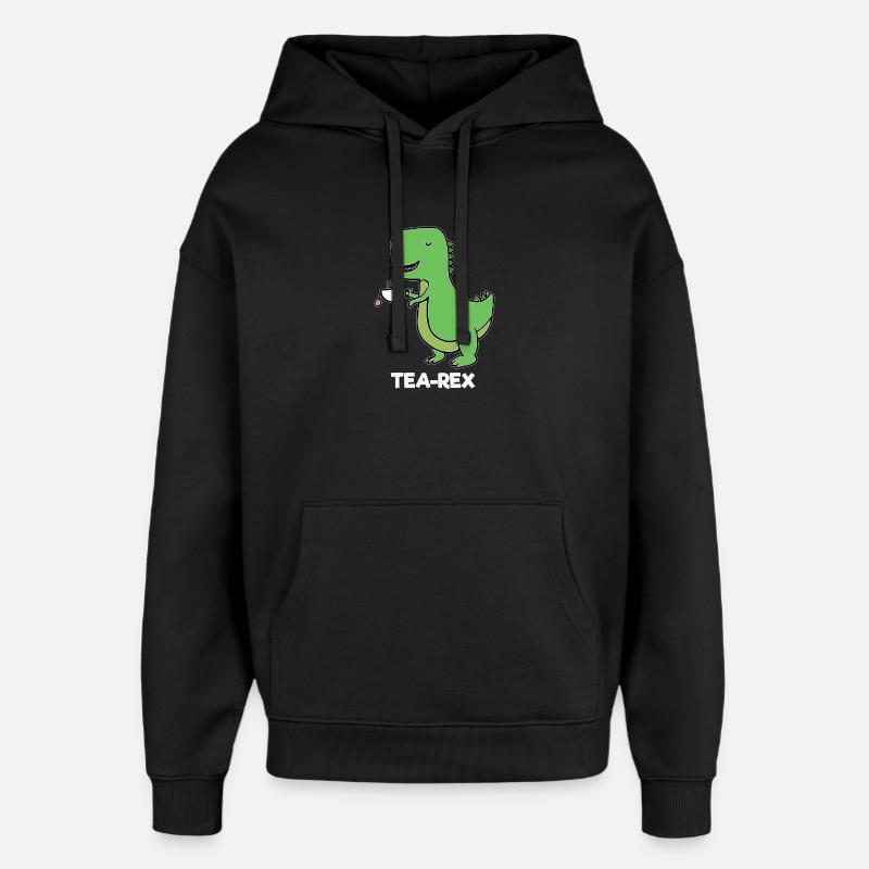 Dinosaurier - TEAREX - Oversized Unisex Hoodie von Stanley/Stella - Schwarz