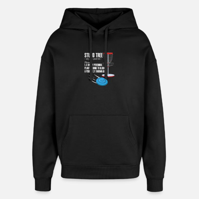 Disc Golf - Oversized Unisex Hoodie von Stanley/Stella - Schwarz