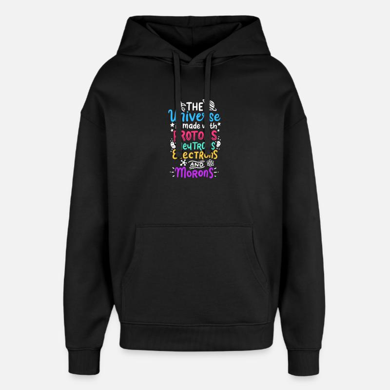 Science chimie physique - Sweat à capuche unisexe Stanley/Stella Oversized - noir