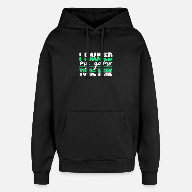 Jeux vidéo - Sweat à capuche unisexe Stanley/Stella Oversized - noir