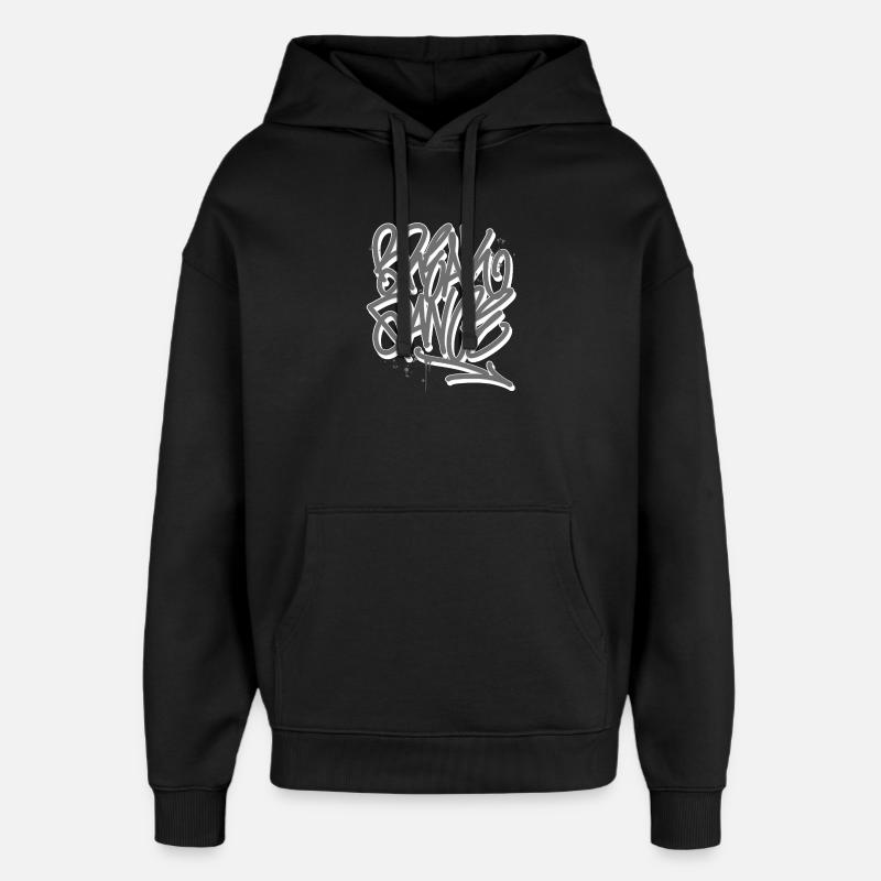Breakdance Graffiti - Oversized Unisex Hoodie von Stanley/Stella - Schwarz