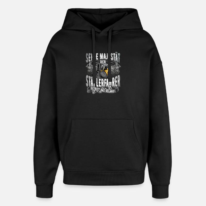 Staplerfahrer - Oversized Unisex Hoodie von Stanley/Stella - Schwarz