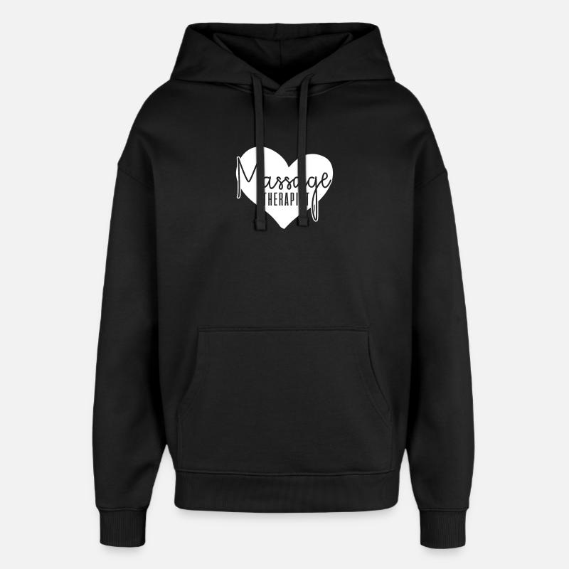 Massagetherapeut Massagetherapie - Oversized Unisex Hoodie von Stanley/Stella - Schwarz