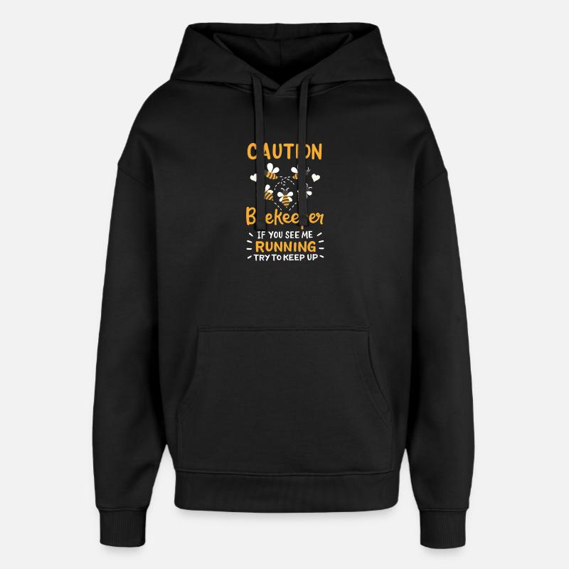 Apiculteurs, apiculteurs, apiculteurs - Sweat à capuche unisexe Stanley/Stella Oversized - noir