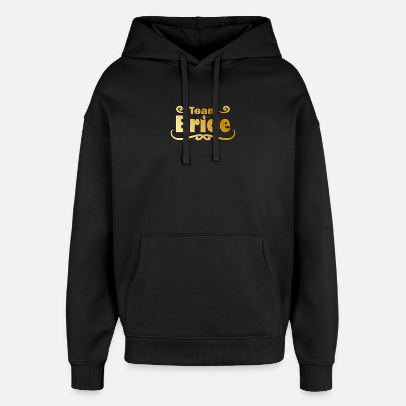 Team Bride en or - Sweat à capuche unisexe Stanley/Stella Oversized - noir
