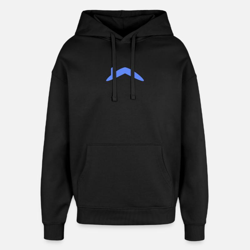Toit de la maison - Sweat à capuche unisexe Stanley/Stella Oversized - noir